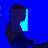 Der Schatten eines Kindes ist an der Wand zu sehen.