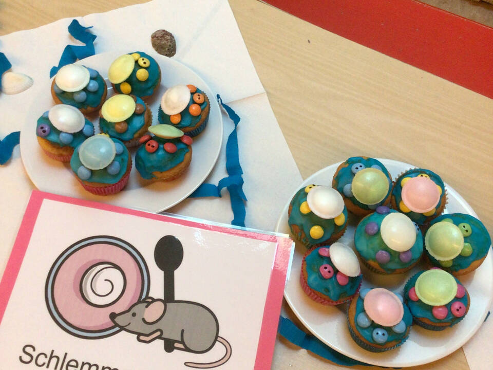 Verzierte Muffins