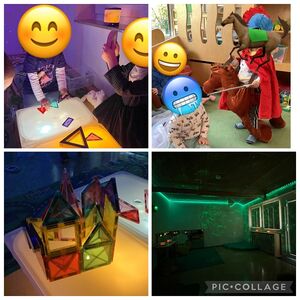 Eine Fotocollage mit unterscshiedlichen Arten von Licht.