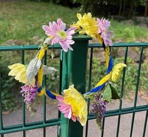 Ein Blumenkrank