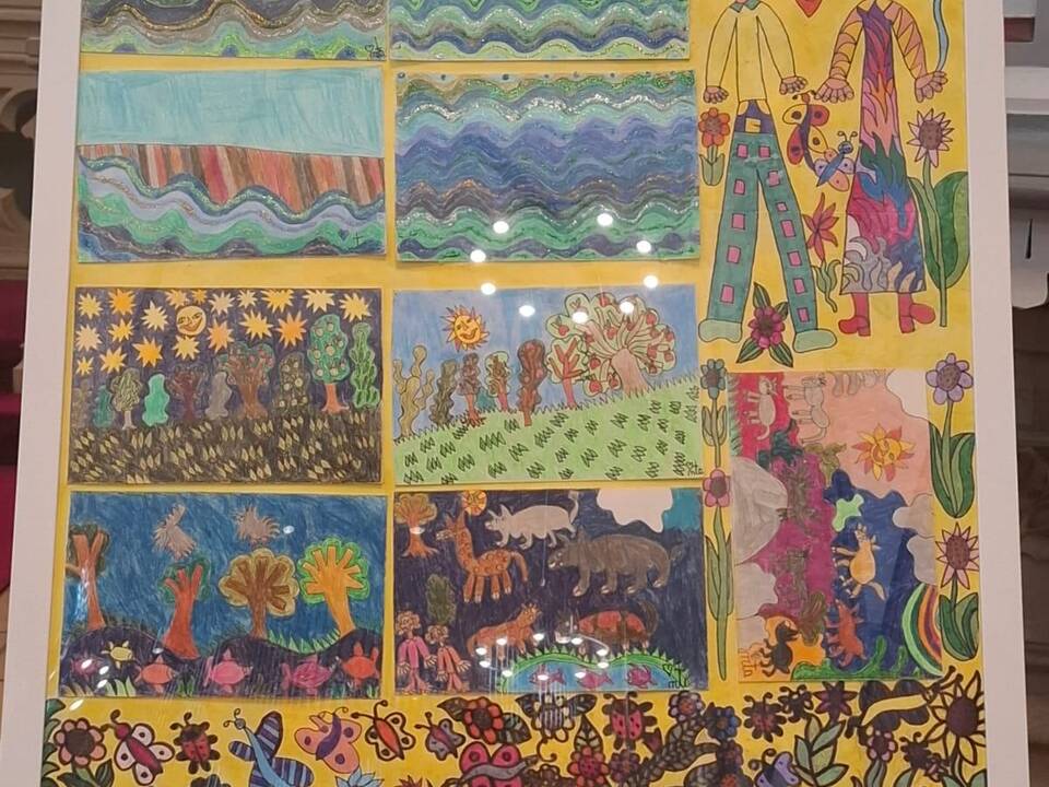 Ein buntes Bild, mit vielen kleinen Bildern.