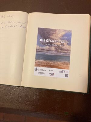 Ein Gästebuch.