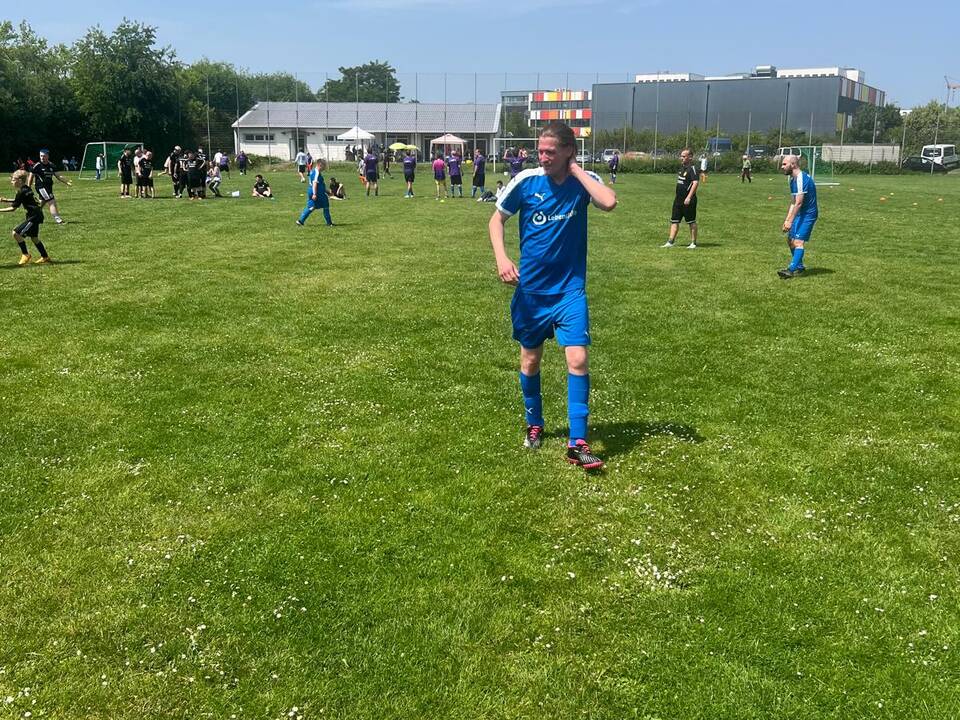 Ein Spieler der Lebenshilfe.