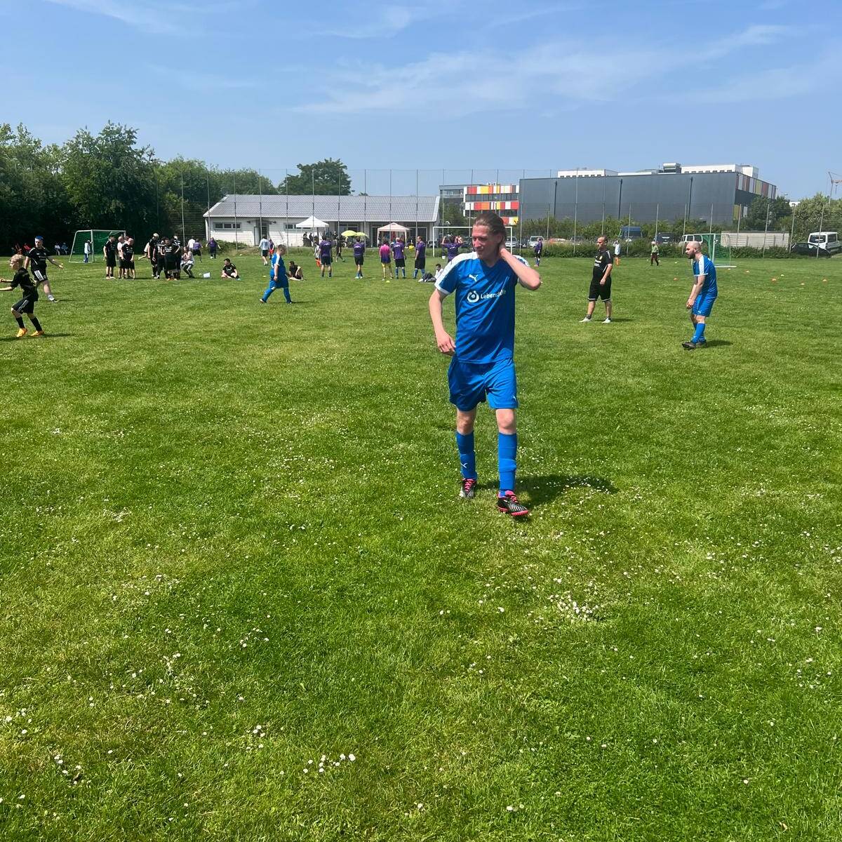 Ein Spieler der Lebenshilfe.