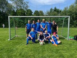 Die „Jungen Wilden“ beim Fußballturnier in Dortmund
