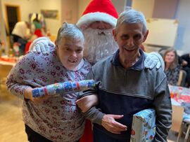 Weihnachtsfeier mit dem Nikolaus in der Tagesbetreuung 