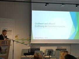 Gesund beginnt im Miteinander Eröffnung der 38. Herner Gesundheitswoche