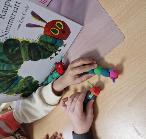 Von der Raupe zum Schmetterling